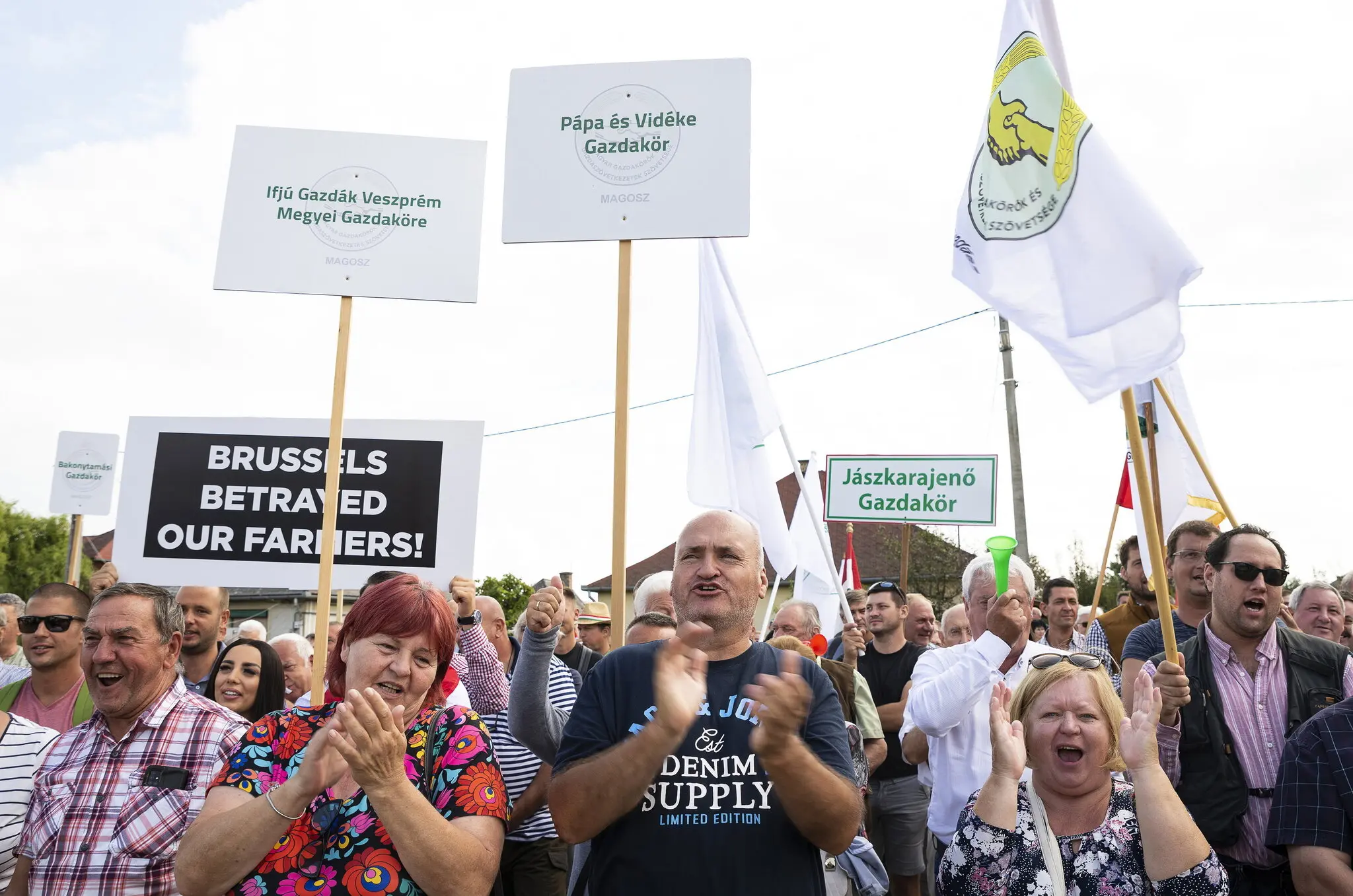 У неділю в угорському Загоні фермери протестують проти рішення Єврокомісії скасувати заборону на імпорт українського зерна